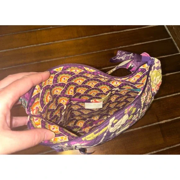 Vera Bradley Crossbody Bag Floral Quilted Purse Multi-Color Travel Everyday - Picture 6 of 8